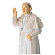 Statue Pape François résine colorée 30 cm s4