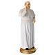 Statue Pape François résine colorée 30 cm s5