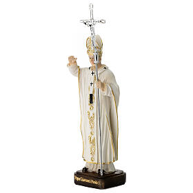 Figura São João Paulo II resina 12 cm