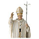 Saint John Paul II statue in colored resin 20 cm s2