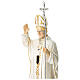 Statue Pape Jean-Paul II 30 cm résine peinte s3