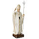 Statue Pape Jean-Paul II 30 cm résine peinte s5