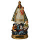 Our Lady of Charity del Cobre, painted resin statue, 5 in s1