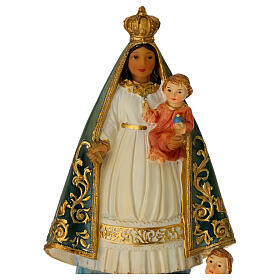 Virgen de la Caridad del Cobre estatua resina 20 cm pintada