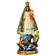 Statue of Virgin of Charity del Cobre, painted resin, 12 in s3