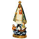 Statue of Virgin of Charity del Cobre, painted resin, 12 in s5