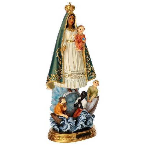 Estatua Virgen de la Caridad del Cobre resina pintada 40 cm 3