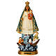 Estatua Virgen de la Caridad del Cobre resina pintada 40 cm s1