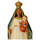 Statue Virgen de la Caridad d'El Cobre résine peinte 40 cm s2