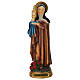 Statue of Saint Claire with monstrance, painted resin, 8 in s1