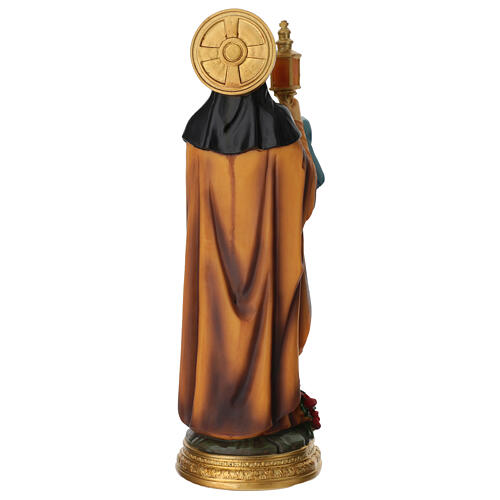 Santa Chiara statuetta resina dipinta 30 cm 6