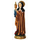 Santa Chiara statuetta resina dipinta 30 cm s3
