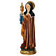 St Clare statue in painted resin 30 cm s3