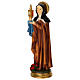 Saint Claire with monstrance, painted resin statue, 16 in s3