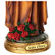 Saint Claire with monstrance, painted resin statue, 16 in s4