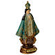 Unsere Liebe Frau von San Juan de los Lagos – bemalte Resin-Statue, 12 cm s3