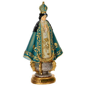 Virgen San Juan de los Lagos resina pintada 20 cm