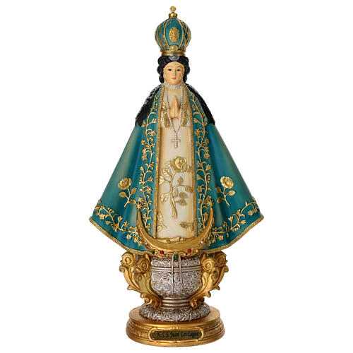 Unsere Liebe Frau von San Juan de los Lagos – bemalte Resin-Statue, 40 cm 1