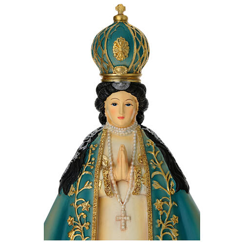 Madonna di San Juan de los Lagos 40 cm resina dipinta 2