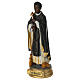 Saint Martin de Porrès statue résine 12 cm peinte s2