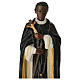 Statue of St. Martin de Porres, painted resin, 8 in s2