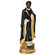 Statua San Martino de Porres resina dipinta 20 cm s5