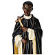 Saint Martin de Porres, painted resin statue, 12 in s2