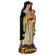 Saint Rose of Lima, painted resin, 5 in s3