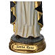 Estátua Santa Rosa de Lima resina pintada 20 cm s4