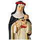 St. Rose of Lima, 12 in, painted resin s2