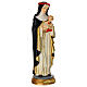 Santa Rosa de Lima pintada à mão 40 cm resina s5
