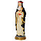 Saint Rose of Lima hand painted 40 cm resin s3