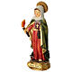 Statua Santa Marta 12 cm resina dipinta s3