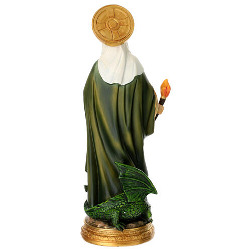 Statua Santa Marta di Betania resina dipinta 30 cm 6