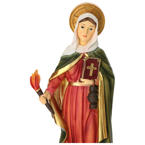 Santa Marta di Betania statua resina dipinta a mano 40 cm 2