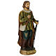 Statua Sant'Isidoro agricoltore resina dipinta 20 cm s3