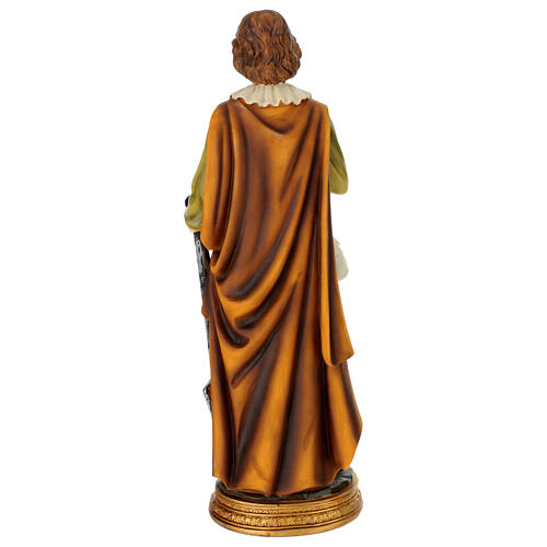 Heiliger Isidor der Bauer – handbemalte Resin-Statue, 40 cm 5