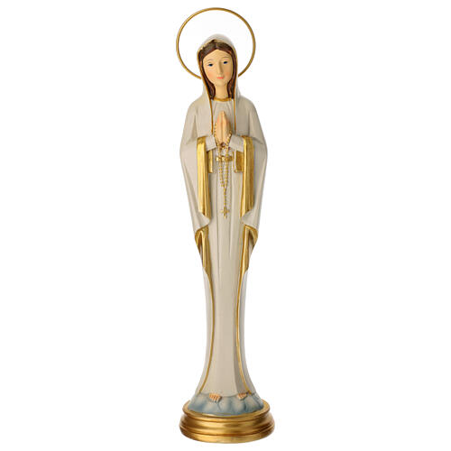 Our Lady of Fatima stylized statue 30 cm painted resin 1