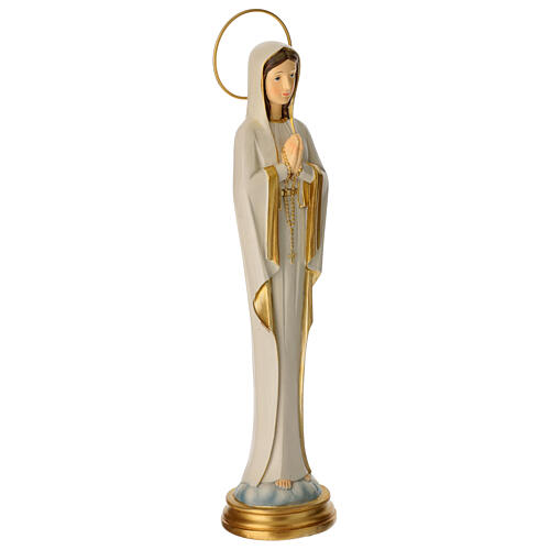 Our Lady of Fatima stylized statue 30 cm painted resin 3