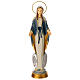 Stylised statue of Our Lady of Graces with Miraculous Medal, resin, 12 in s1