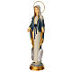 Stylised statue of Our Lady of Graces with Miraculous Medal, resin, 12 in s3