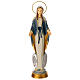 Statua Immacolata stilizzata medaglia miracolosa resina 30 cm s1
