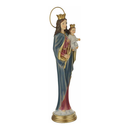 Virgen Auxiliadora estatua resina estilizada 30 cm 3