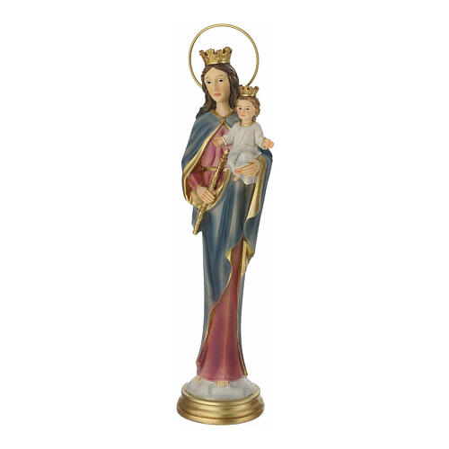 Virgen Auxiliadora estatua resina estilizada 30 cm 4