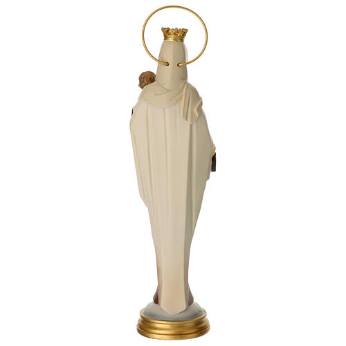 Our Lady of Carmine statue stylized 30 cm painted resin 4