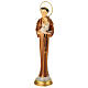Sant'Antonio e Bambino statua resina stilizzata 30 cm dipinta s3
