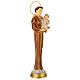 Sant'Antonio e Bambino statua resina stilizzata 30 cm dipinta s4