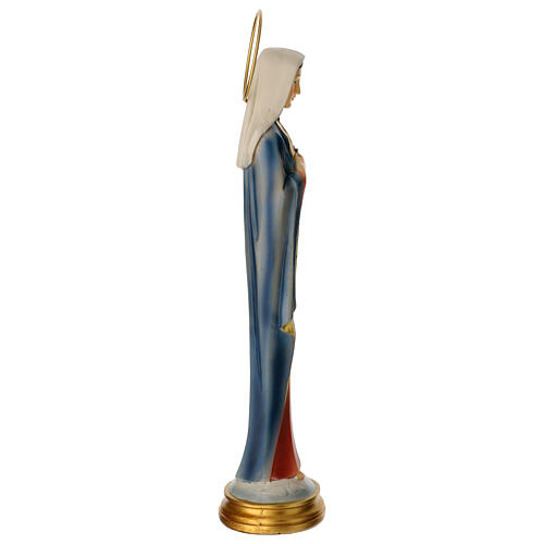Unbeflecktes Herz Mariens – stilisierte Resin-Statue, 30 cm 4