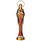 Immaculate Heart of Mary, stylised statue of painted resin, 12 in s1