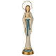 Virgen de Lourdes estatua estilizada 30 cm resina pintada s1